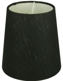 LAMPSKÄRM Linne 17cm Svart