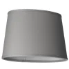 LAMPSKÄRM Linne Ringfäste Oval Grå 25cm