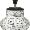 LARRY Lampfot 28cm Vit