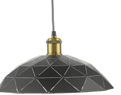 LASERSKUREN Takpendel 32cm Svart/Guld