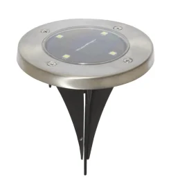 LAWNLIGHT 3-PACK Solcellsljus 2cm Silver IP44