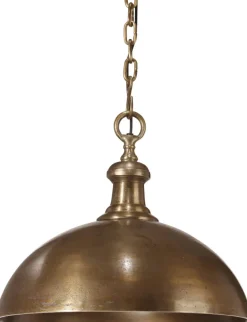 LIVERPOOL Taklampa 70cm Råmässing