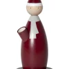 LUCIA CLASSIC Ljusstake 1L 28cm Röd