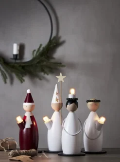 LUCIA CLASSIC Ljusstake 1L 33cm Vit