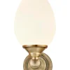 LUIGI Vägglampa Bad 23,5cm Antik/Vit IP44