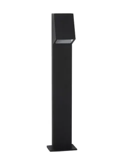 LUTON Stolpbelysning IP44 100cm Svart