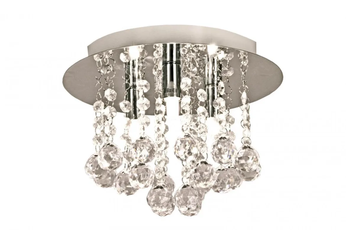 MADELENE Plafond 26cm Krom/Fast installation