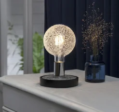 MAGIC Lampfot E27 15cm Svart