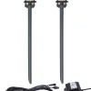 MALVA Pollare 2p 50cm LED, Trafo, Kabel - Antracitgrå 12V IP44