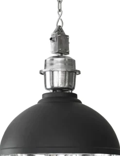 MANCHESTER Taklampa 35cm Svart/Silver