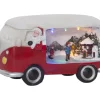 MERRYVILLE Panorama Folkbuss 21cm Röd