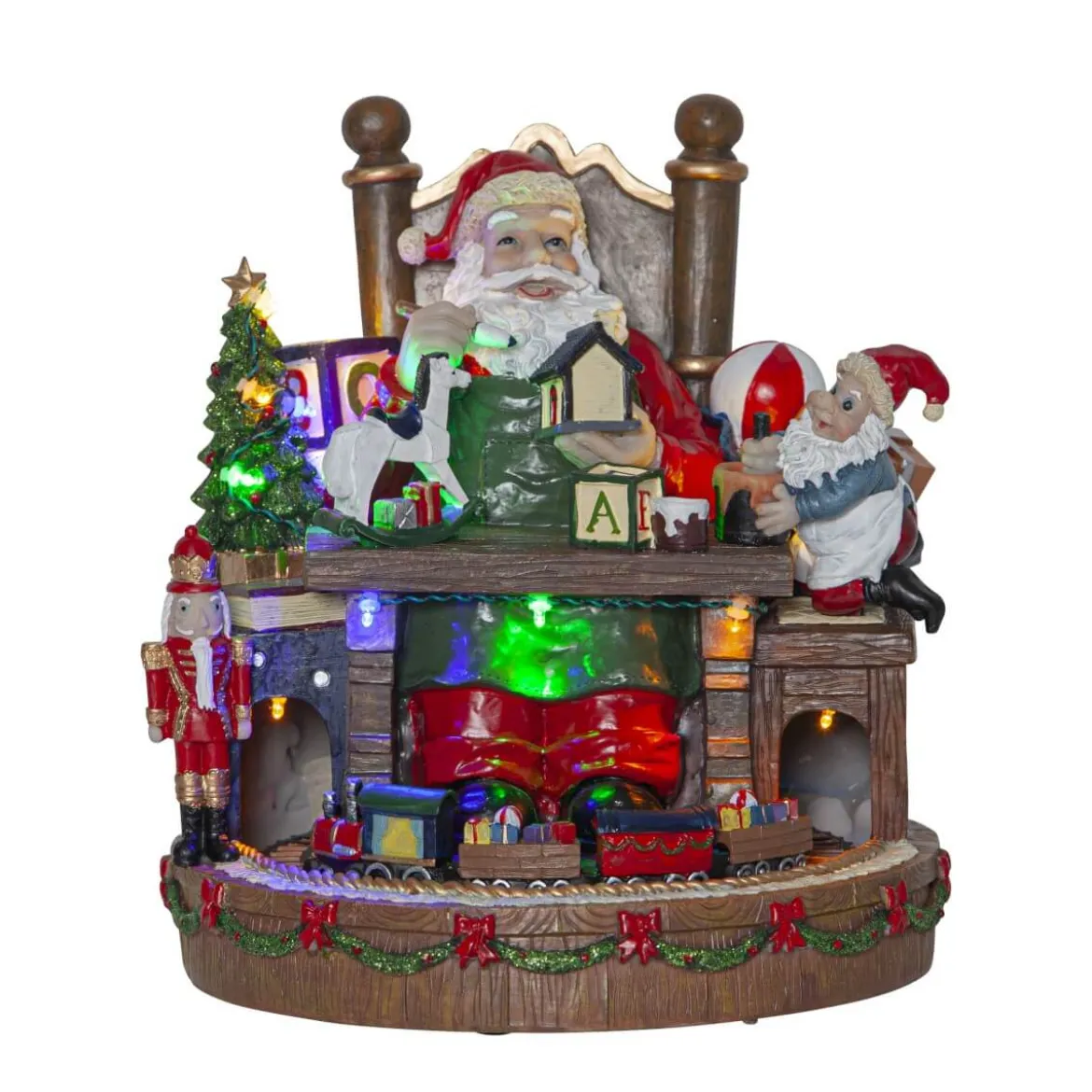MERRYVILLE Panorama Juldekoration Batteri 25cm