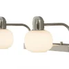 MESSINA Skåp/Bänkbelysning Bad 33cm Krom/Opalvit IP44