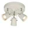 METZ Takspot Rondell 25cm Vit/Stål