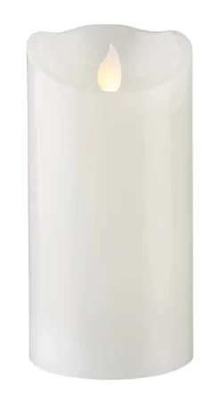 M-TWINKLE LED Blockljus 15cm Vit