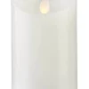 M-TWINKLE LED Blockljus Vax 12,5cm Vit