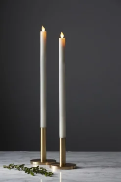 M-TWINKLE LED-Antikljus 2-pack 40cm Vit