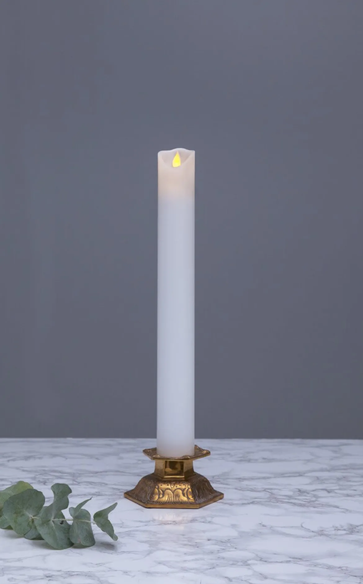M-TWINKLE LED-Blockljus 40cm Vit