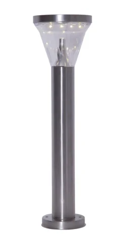 NARONA Solcells-pollare 50cm Silver