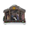 NATIVITY Panorama Krubba 19cm Flerfärgad