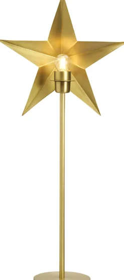NORDIC STAR Stjärna på fot 63cm Pale Gold