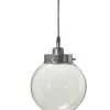 NORMANDY Taklampa 26cm Antiksilver