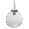 NORMANDY Taklampa 36cm Antiksilver