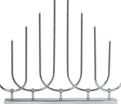NOVUM Metalljusstake 10L 46cm Krom