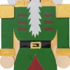 NUTCRACKER Bordsdekoration Batteri 25cm Grön/Röd