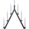 OLIVER Ljusstake 7L 75cm Svart