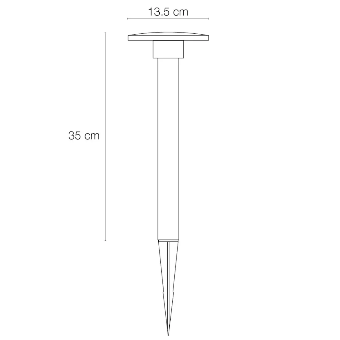 ORBIT Pollare 35cm 12V Grå IP65