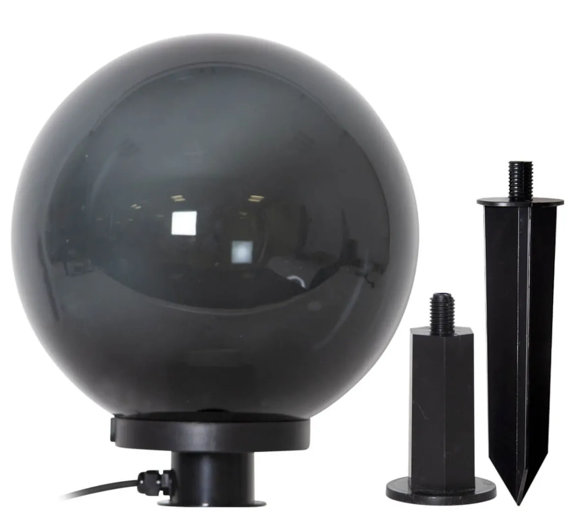 ORBY Klot Utomhusdekoration 30cm Svart