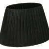 ORIVA Lampskärm Oval Organza 14/22cm Svart