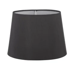 ORIVA Lampskärm Oval Silke 15cm/22cm Svart