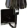 ORIVA Vägglampa Kristall K5 23cm Svart Krom