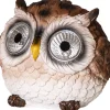 OWL Solcells-Dekoration 8cm Brun