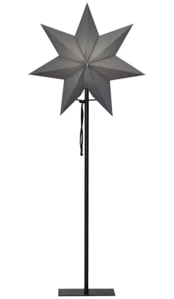 OZEN Stjärna på fot 85cm Grå