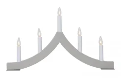 PAGOD Ljusstake 5L 27cm Elefantgrå