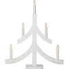PAGOD Ljusstake 5L 47,5cm Vit