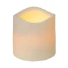 PAUL LED-Blockljus 7,5cm LED Beige