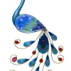 PEACOCK Solcellsdekoration Påfågel 52cm Flerfärgad