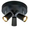 PILOT Takspot 3:a Rund 25cm Svart/Krom