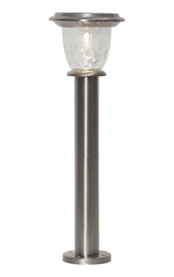 PIREUS Solcells-pollare 61cm Rostfritt Stål IP44