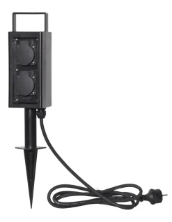 PLUGGE Förgrening 34cm Svart IP44