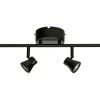 PLUTO Takspot Rak 4L Dimbar 60cm Svart