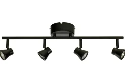 PLUTO Takspot Rak 4L Dimbar 60cm Svart