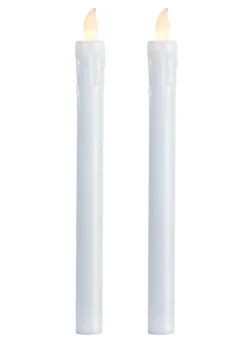 Presse LED Antikljus 2-pack Vit