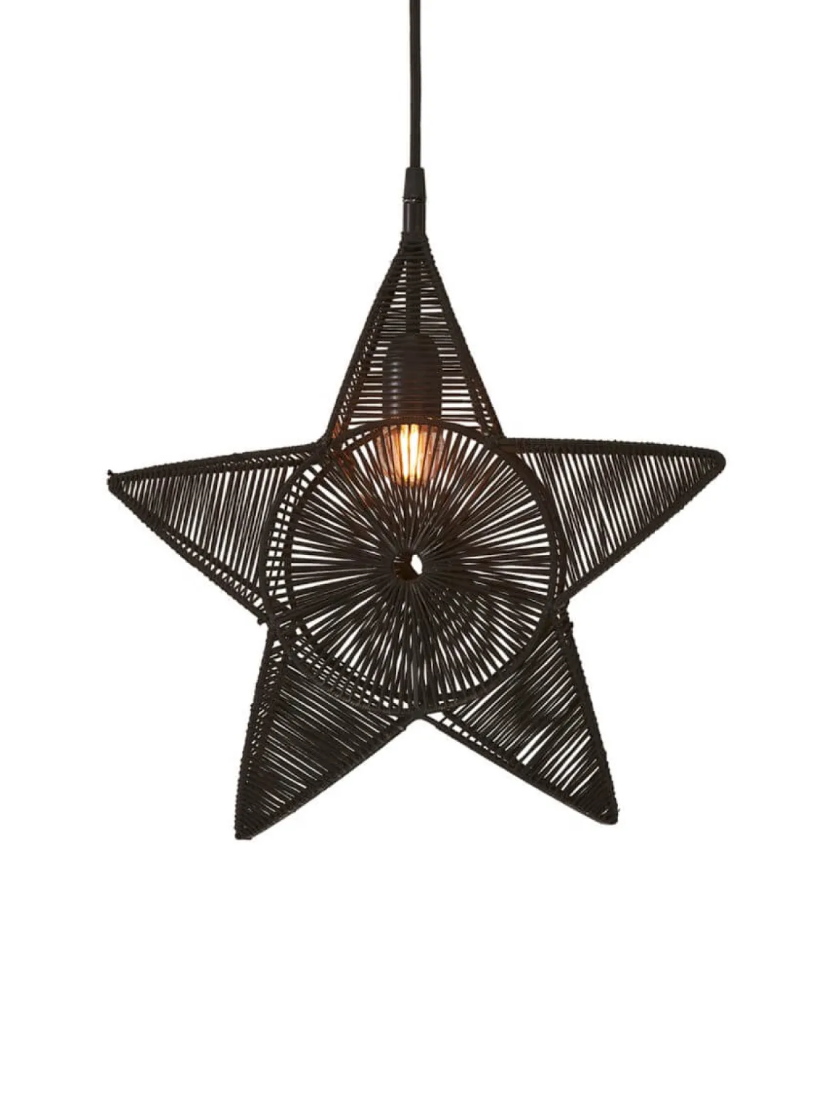 REGINA Star Julstjärna 40cm Svart