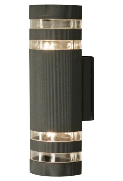RIBB Vägglampa Ute 31cm Mörkgrå IP44