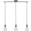 RILLE Takpendel 85cm Borstad krom